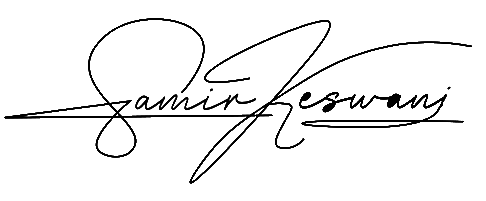 Samir Keswani Signature